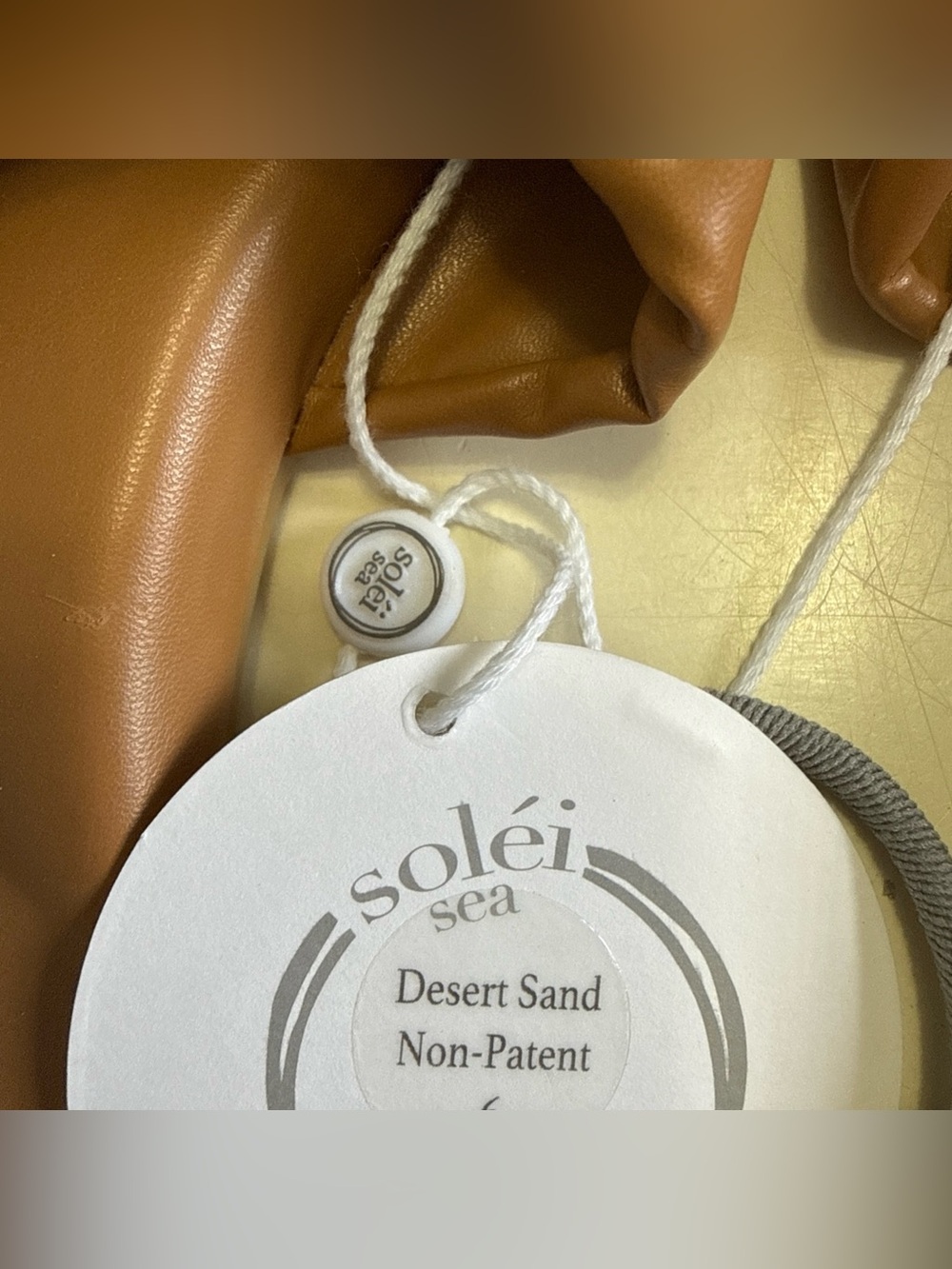 SOLEI SEA SANDALS WOMEN'S NOTTIE DESERT SAND VEGAN SLIDES 6 7 8 9 10 NEW - Picture 2 of 4
